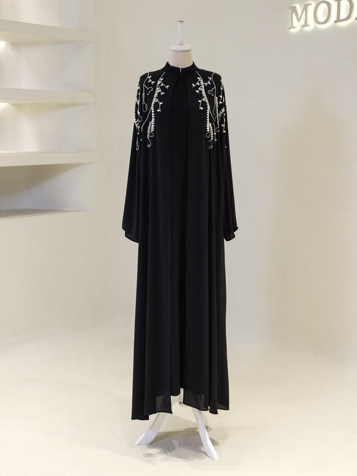 tesettur-abiye-Astrid Abaya Tesettür Takım-ModaZehrada