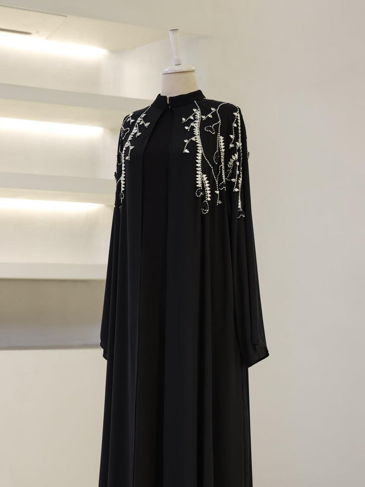 tesettur-abiye-Astrid Abaya Tesettür Takım-ModaZehrada