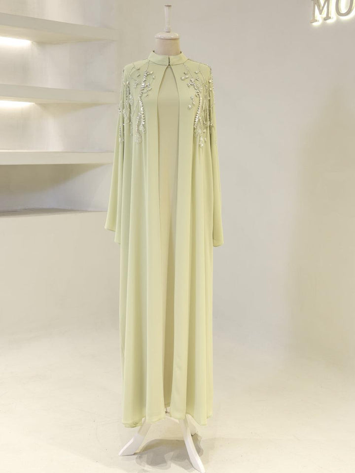 tesettur-abiye-Astrid Abaya Tesettür Takım-ModaZehrada