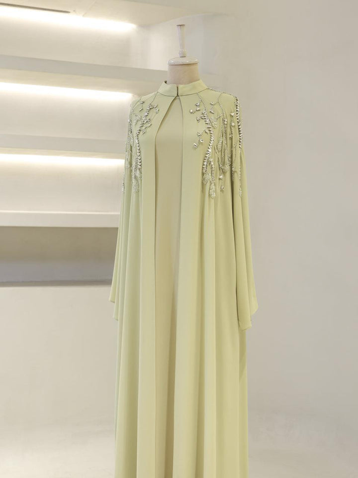 tesettur-abiye-Astrid Abaya Tesettür Takım-ModaZehrada