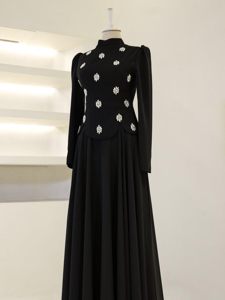 tesettur-abiye-Aurora Tesettür Takım-ModaZehrada