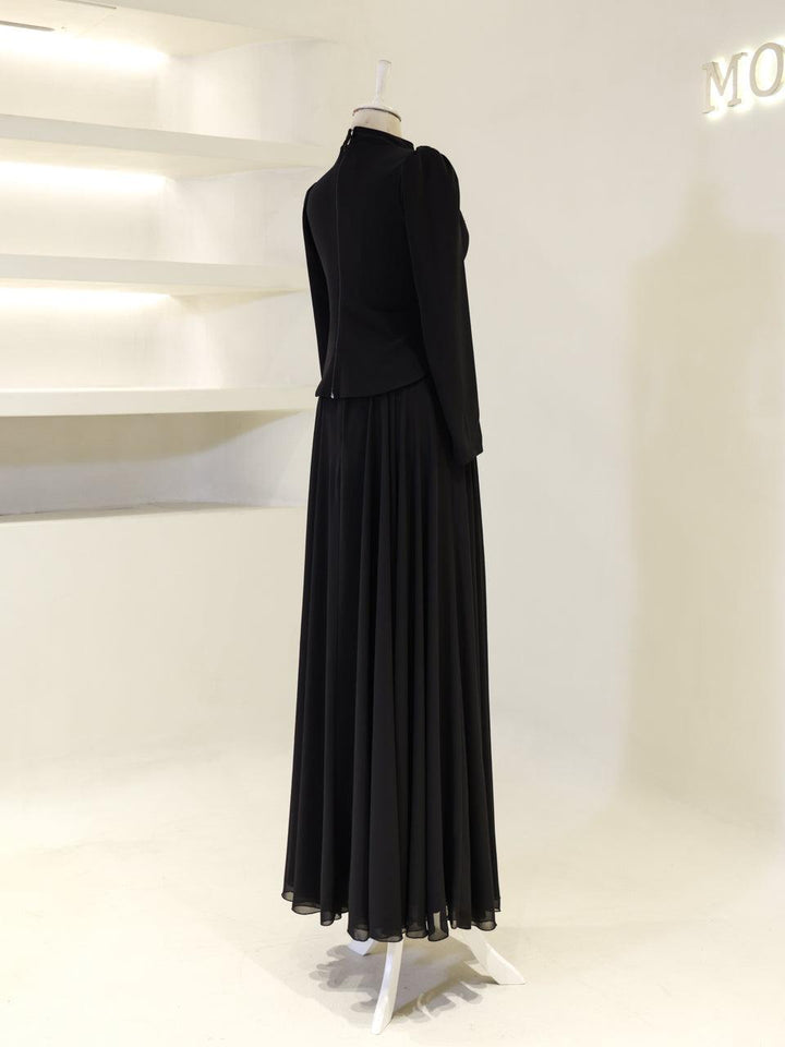 tesettur-abiye-Aurora Tesettür Takım-ModaZehrada