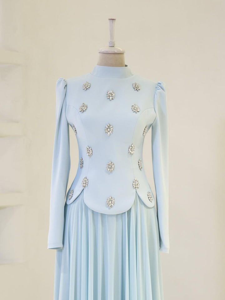 tesettur-abiye-Aurora Tesettür Takım-ModaZehrada