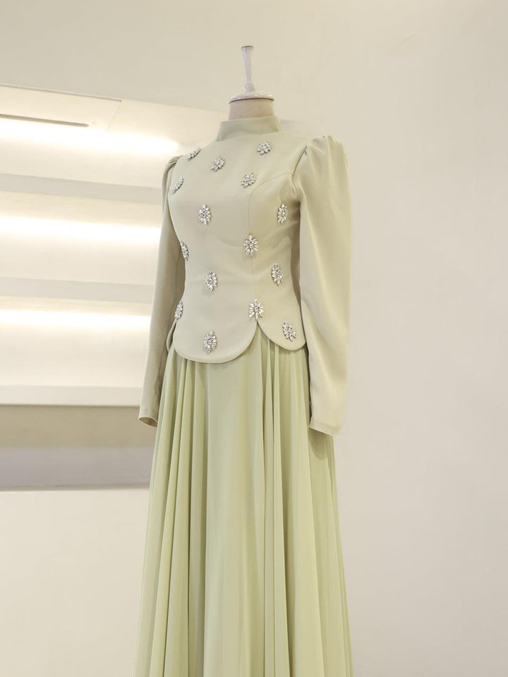 tesettur-abiye-Aurora Tesettür Takım-ModaZehrada