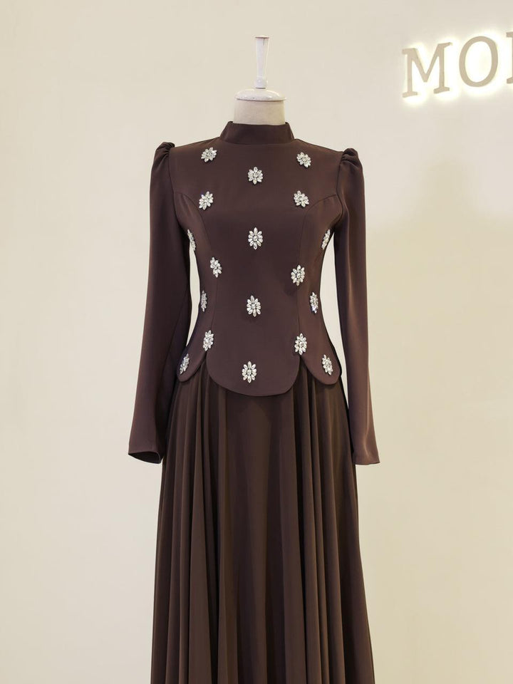 tesettur-abiye-Aurora Tesettür Takım-ModaZehrada