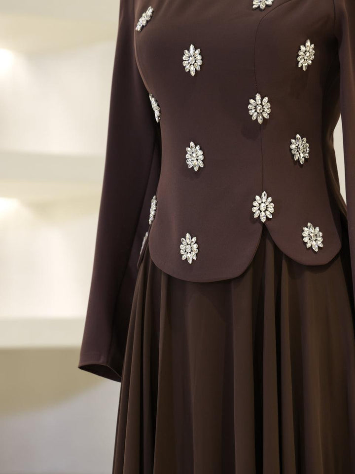 tesettur-abiye-Aurora Tesettür Takım-ModaZehrada