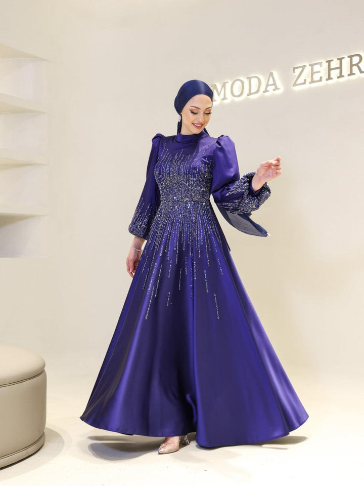 tesettur-abiye-Carmen Tesettür Abiye-ModaZehrada