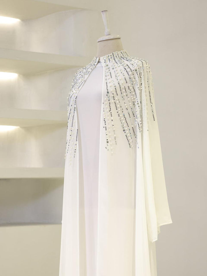 tesettur-abiye-Coral Abaya Tesettür Takım-ModaZehrada