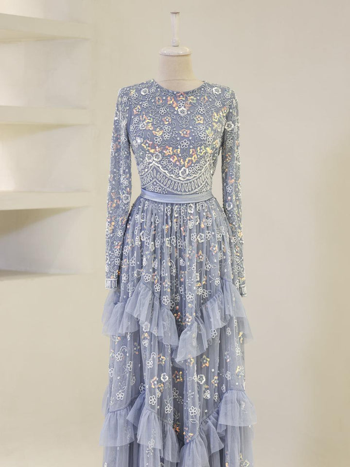 tesettur-abiye-Couture Bare Tesettür Abiye-ModaZehrada