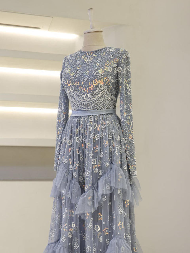 tesettur-abiye-Couture Bare Tesettür Abiye-ModaZehrada