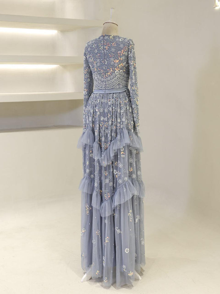 tesettur-abiye-Couture Bare Tesettür Abiye-ModaZehrada