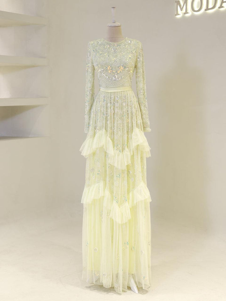 tesettur-abiye-Couture Bare Tesettür Abiye-ModaZehrada