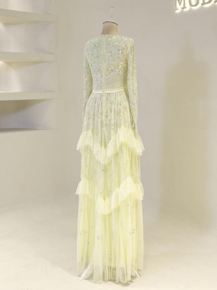tesettur-abiye-Couture Bare Tesettür Abiye-ModaZehrada