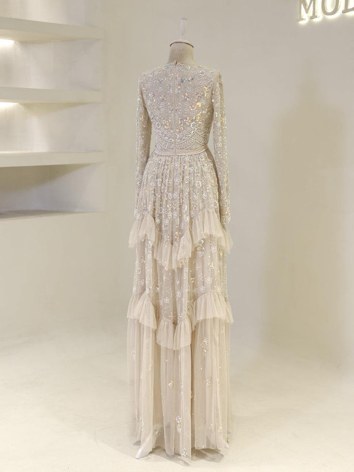 tesettur-abiye-Couture Bare Tesettür Abiye-ModaZehrada