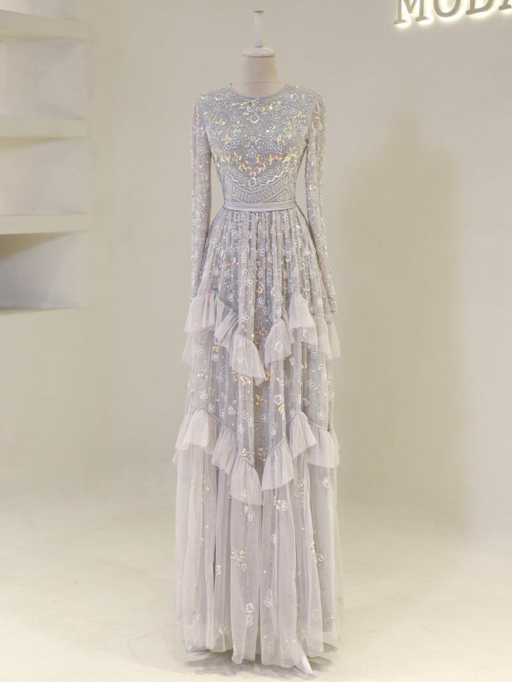 tesettur-abiye-Couture Bare Tesettür Abiye-ModaZehrada