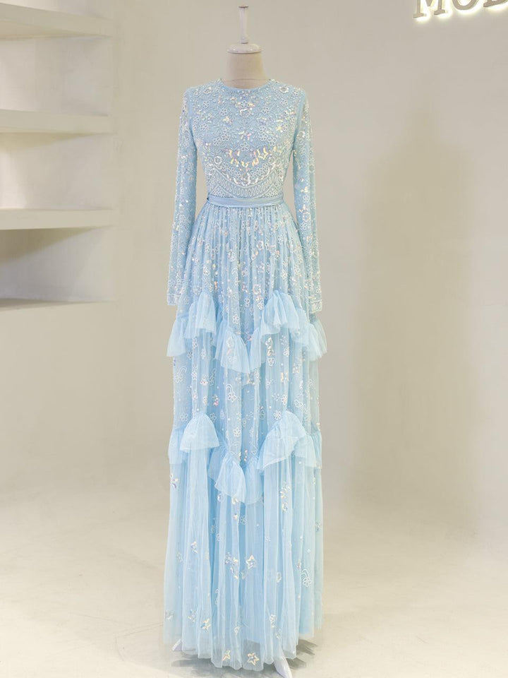 tesettur-abiye-Couture Bare Tesettür Abiye-ModaZehrada