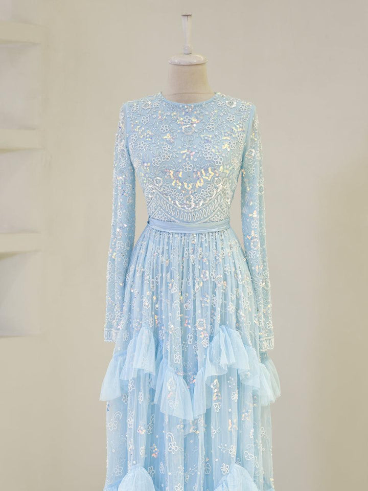 tesettur-abiye-Couture Bare Tesettür Abiye-ModaZehrada