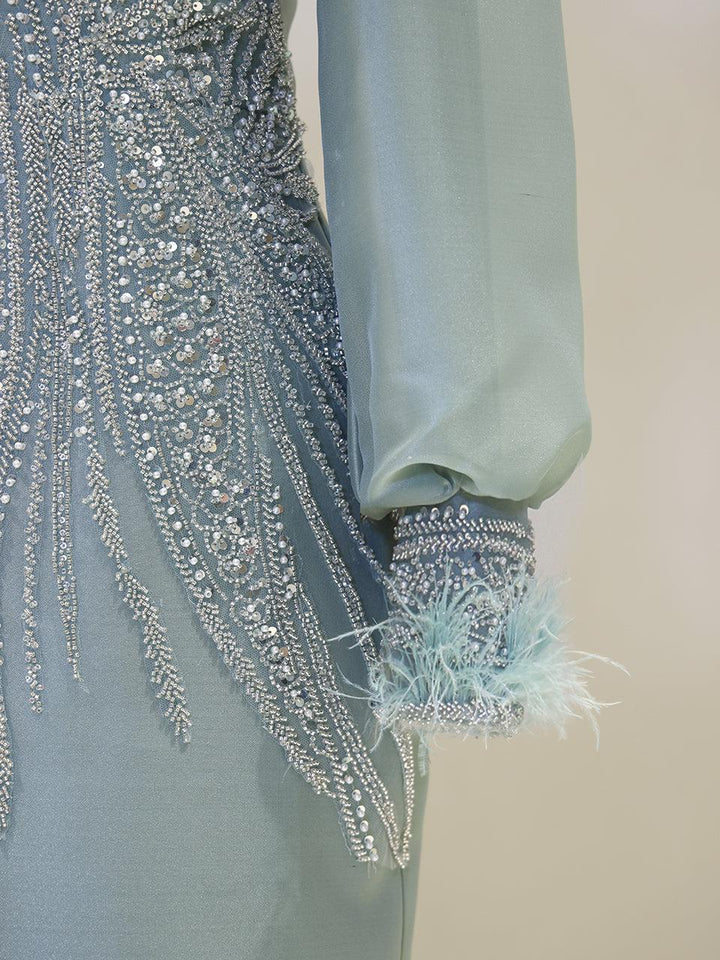tesettur-abiye-Couture Dilay Tesettür Abiye-ModaZehrada