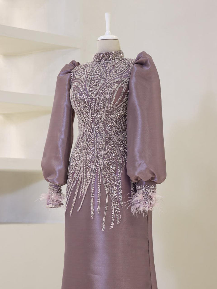 tesettur-abiye-Couture Dilay Tesettür Abiye-ModaZehrada