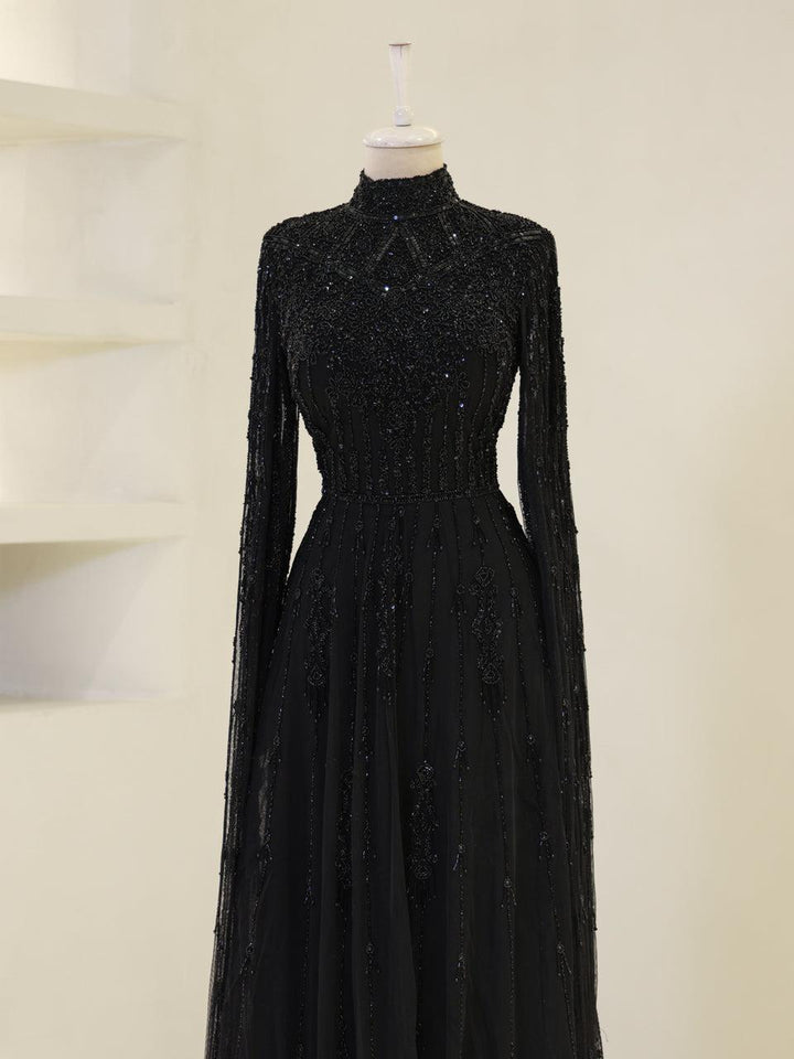 tesettur-abiye-Couture Evania Tesettür Abiye-ModaZehrada