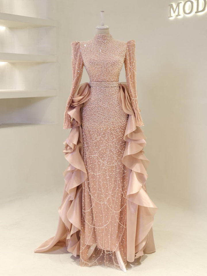 tesettur-abiye-Couture Gaia Tesettür Abiye-ModaZehrada
