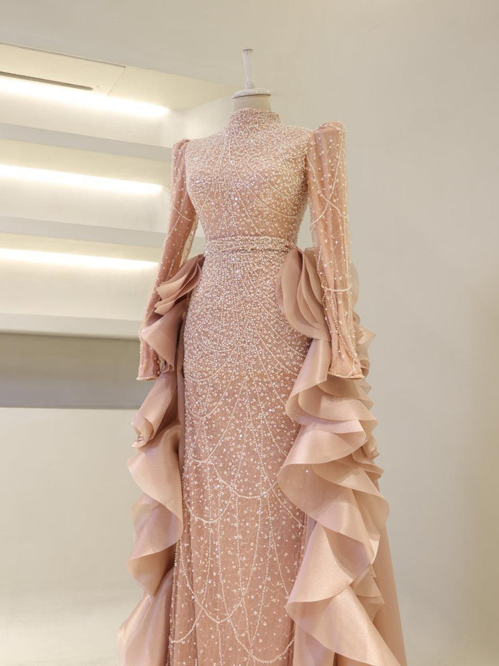 tesettur-abiye-Couture Gaia Tesettür Abiye-ModaZehrada