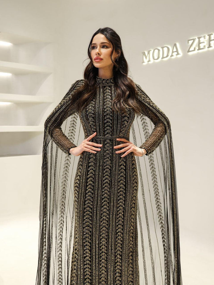 tesettur-abiye-Couture Mai Tesettür Abiye-ModaZehrada