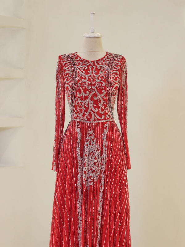 tesettur-abiye-Couture Nerina Tesettür Abiye-ModaZehrada