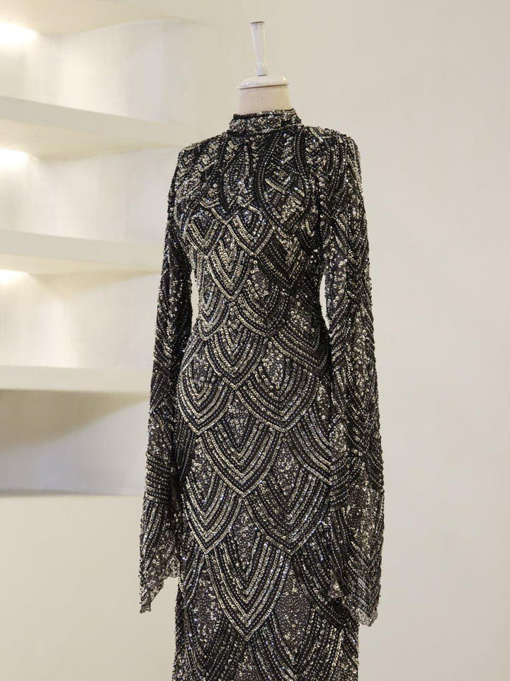 tesettur-abiye-Couture Queen Tesettür Abiye-ModaZehrada