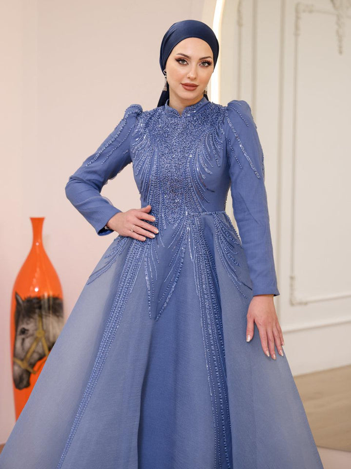 tesettur-abiye-Elsa Tesettür Abiye-ModaZehrada