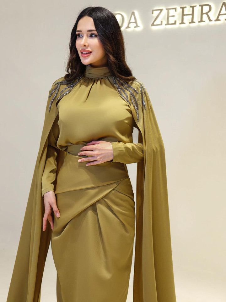 tesettur-abiye-Leon Tesettür Takım-ModaZehrada