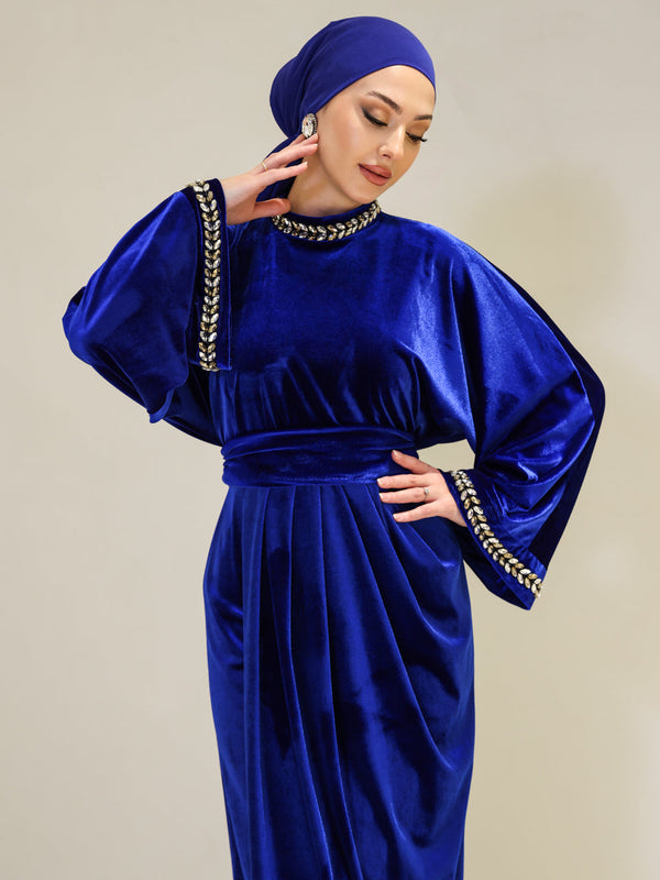 Velvet Ajda Tesettür Abiye