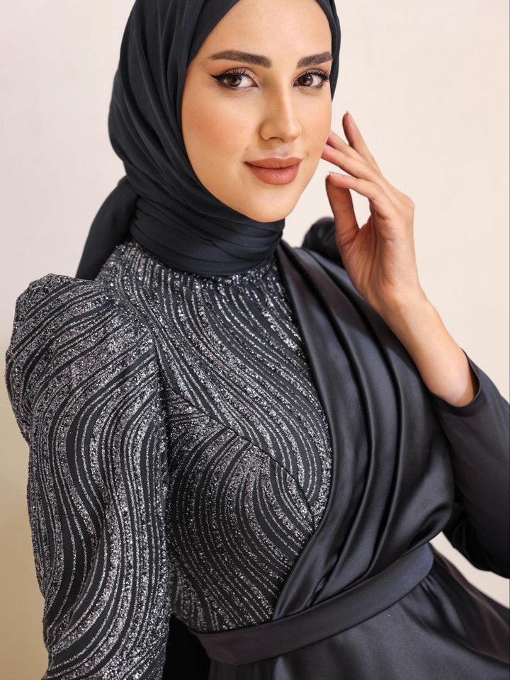 tesettur-abiye-Asil Elegans Tesettür Abiye-ModaZehrada