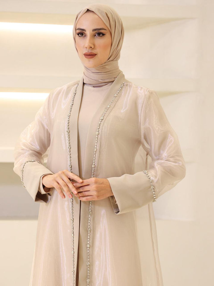 tesettur-abiye-Aurela Abaya Takım-ModaZehrada