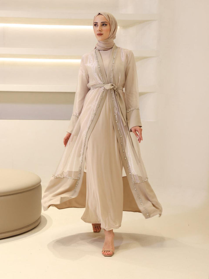 tesettur-abiye-Aurela Abaya Takım-ModaZehrada