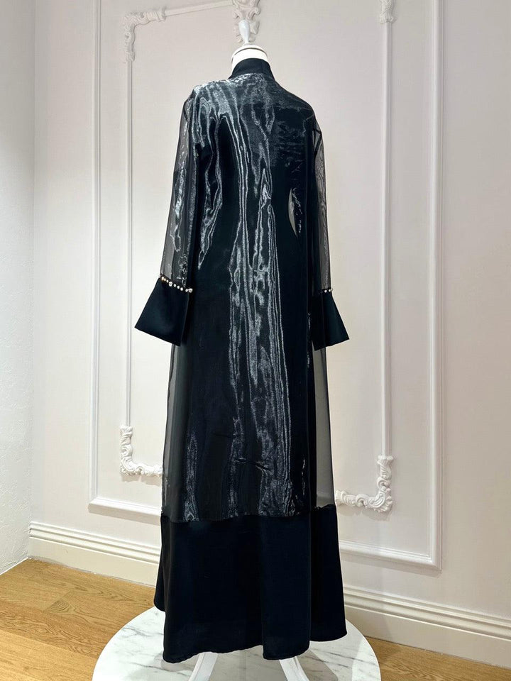 tesettur-abiye-Aurela Abaya Takım-ModaZehrada