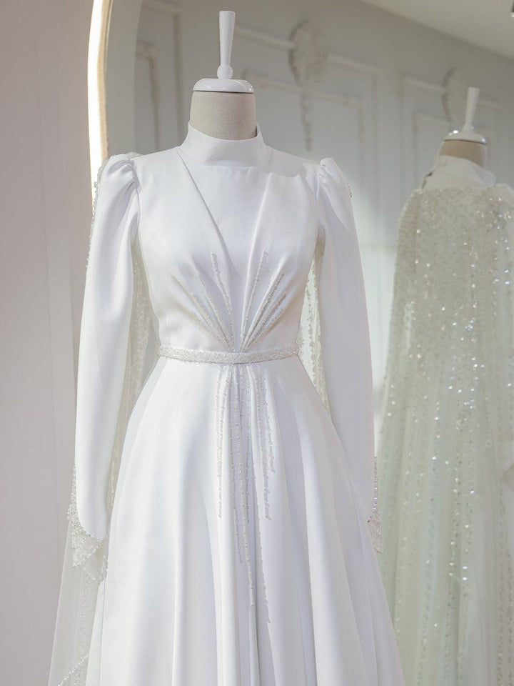 tesettur-abiye-Couture Maiza Gelinlik-ModaZehrada