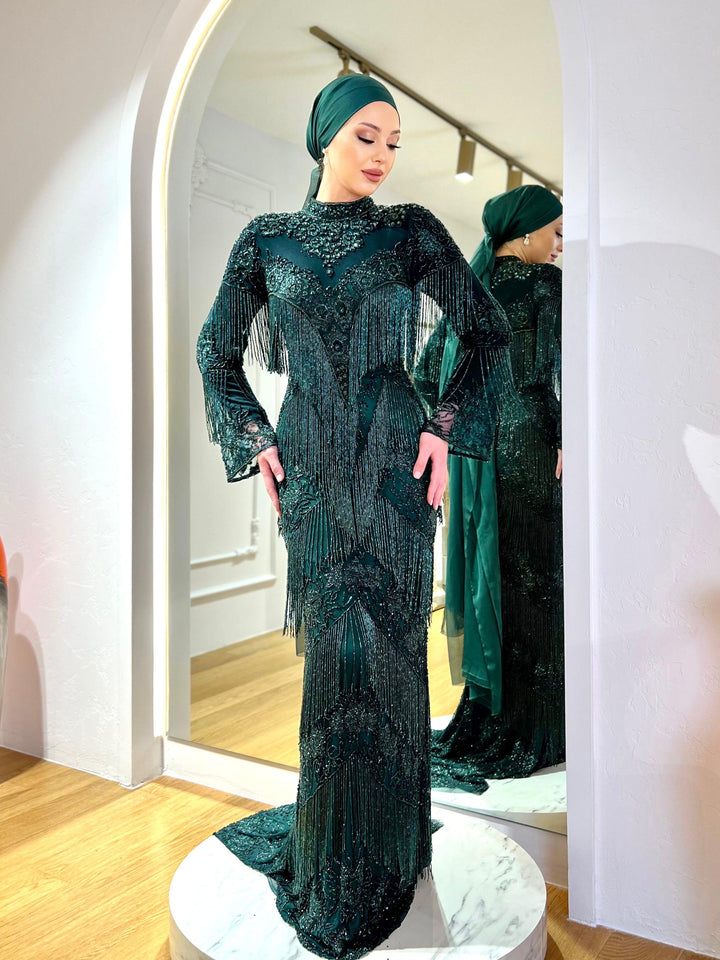 tesettur-abiye-Couture Paris Abiye-ModaZehrada