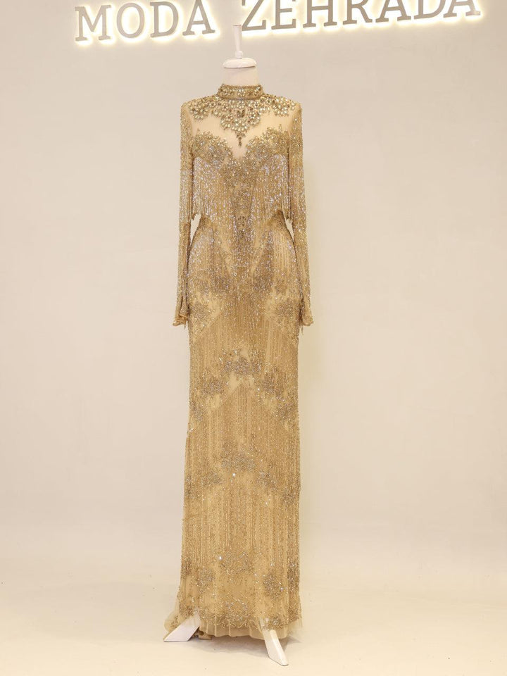 tesettur-abiye-Couture Paris Abiye-ModaZehrada