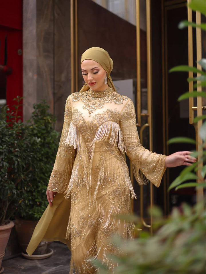 tesettur-abiye-Couture Paris Abiye-ModaZehrada
