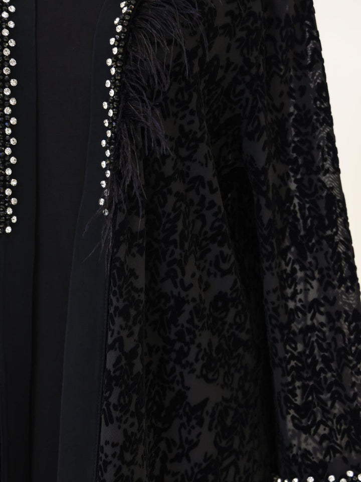 tesettur-abiye-Wilde Abaya Takım-ModaZehrada