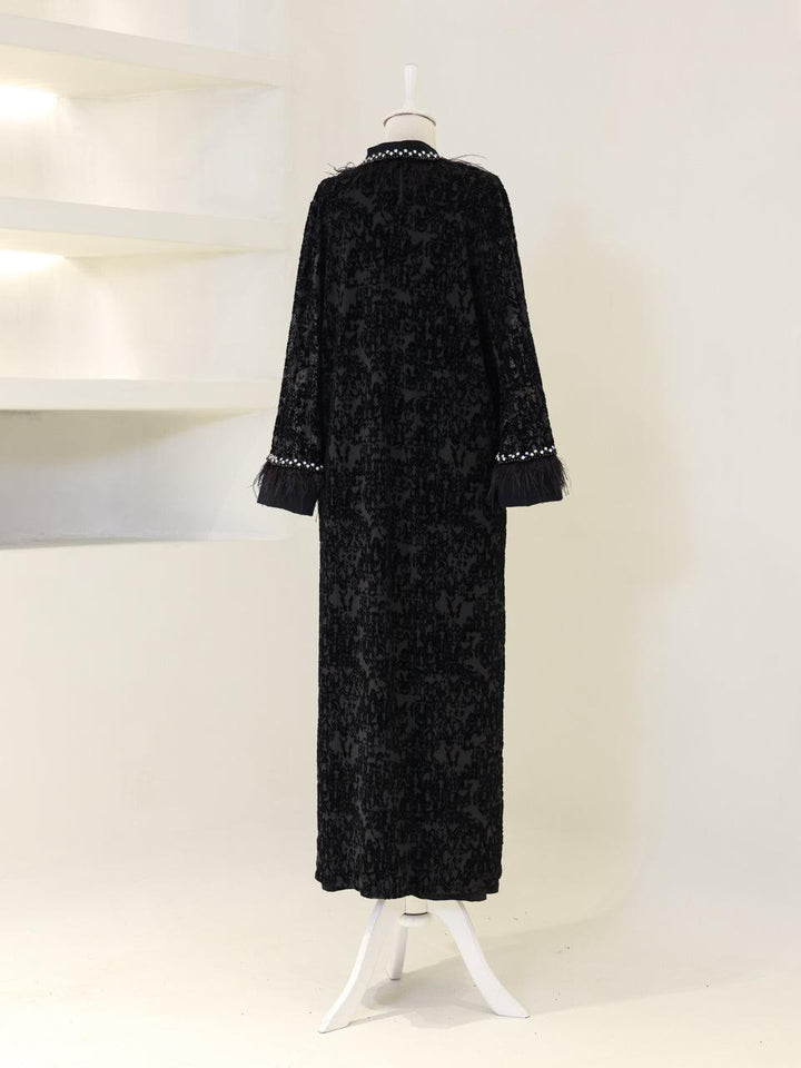 tesettur-abiye-Wilde Abaya Takım-ModaZehrada